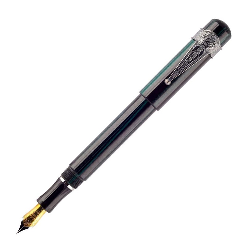 Laban Ebonite Fountain Pen – Green CT
