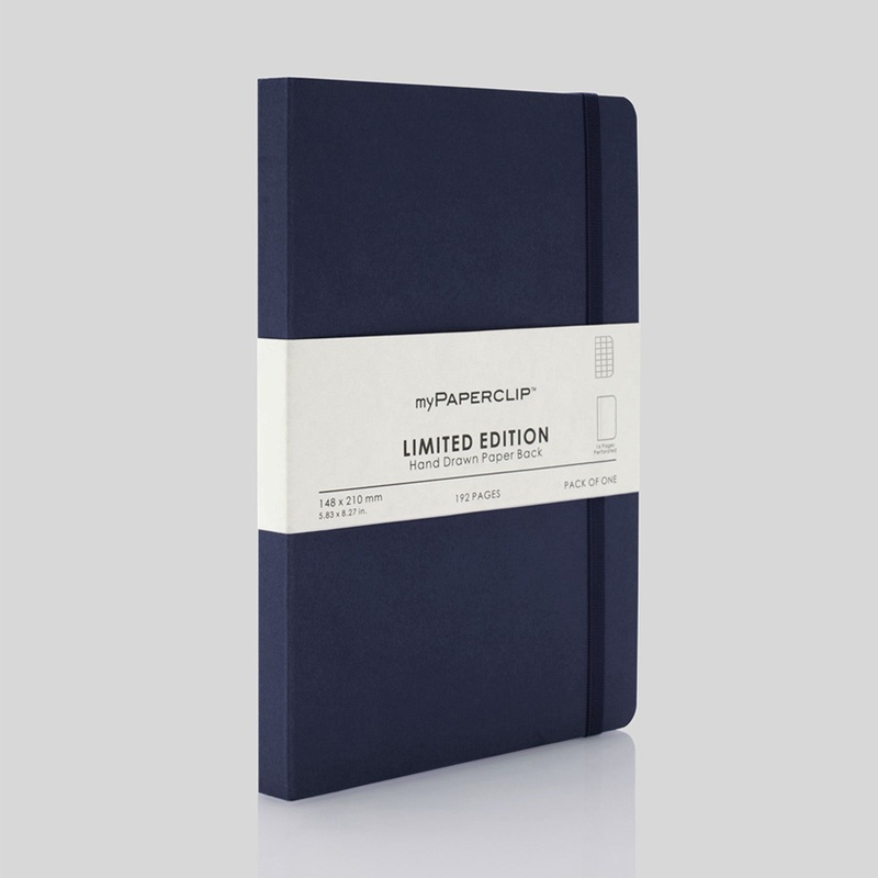 myPAPERCLIP Limited Edition Soft Cover Notebook – Imperial – A5 – Squared