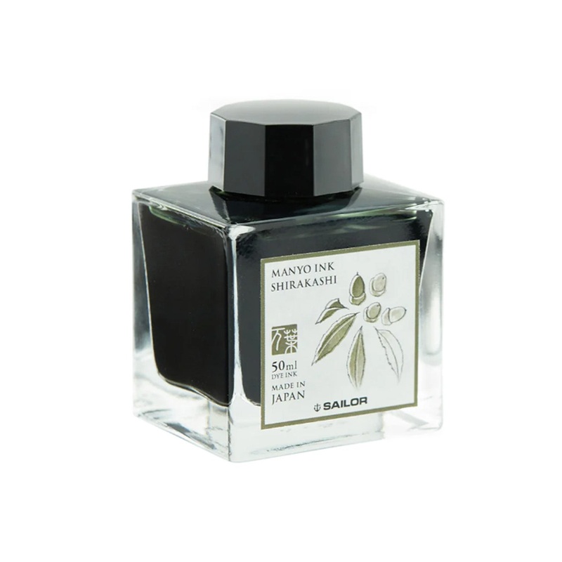 Sailor Manyo Shikarashi Ink Bottle, Grey – 50ml