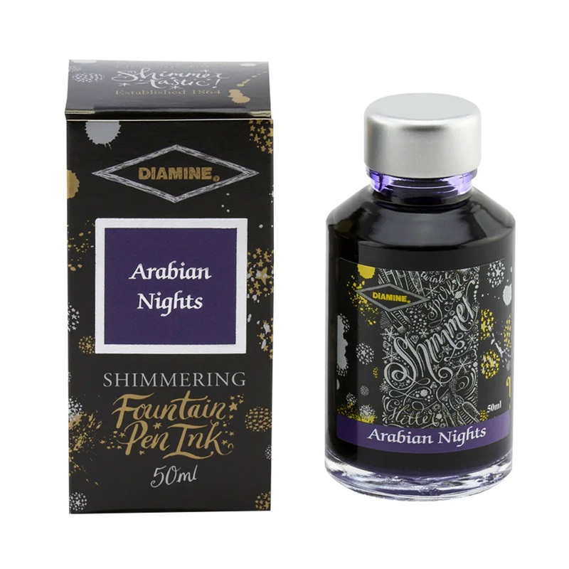 Diamine Shimmer Ink Bottle, Arabian Nights – 50ml