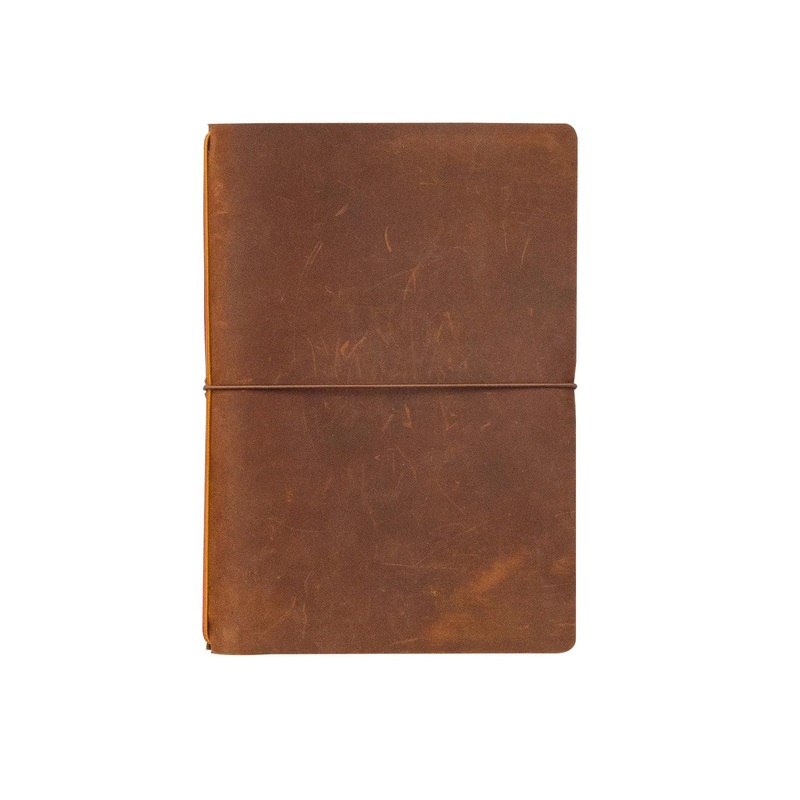 Endless Explorer Refillable Leather Journal – Brown