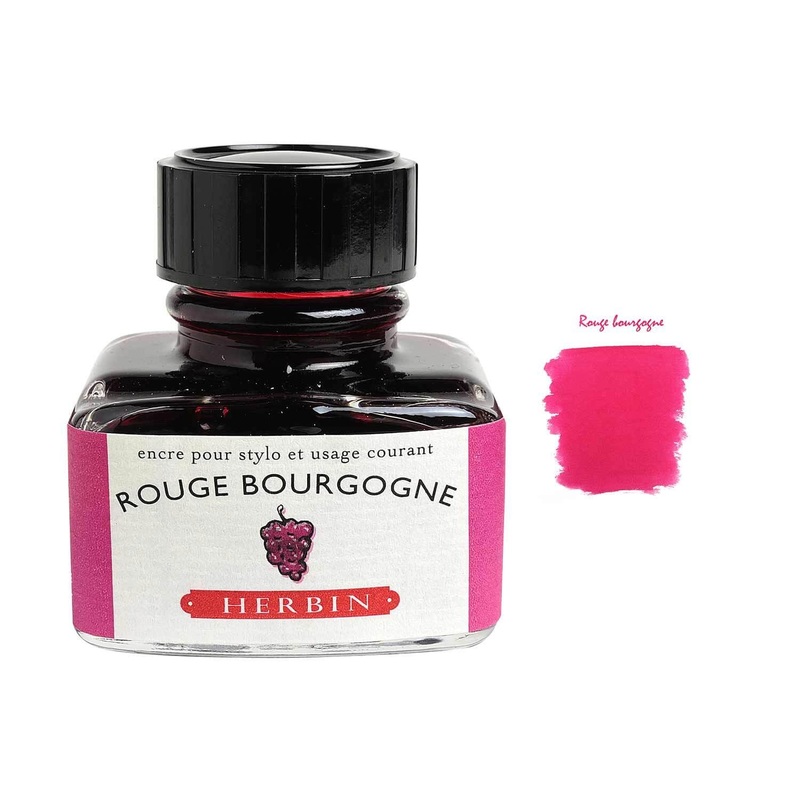 J. Herbin Rouge Bourgogne Ink Bottle – 30ml