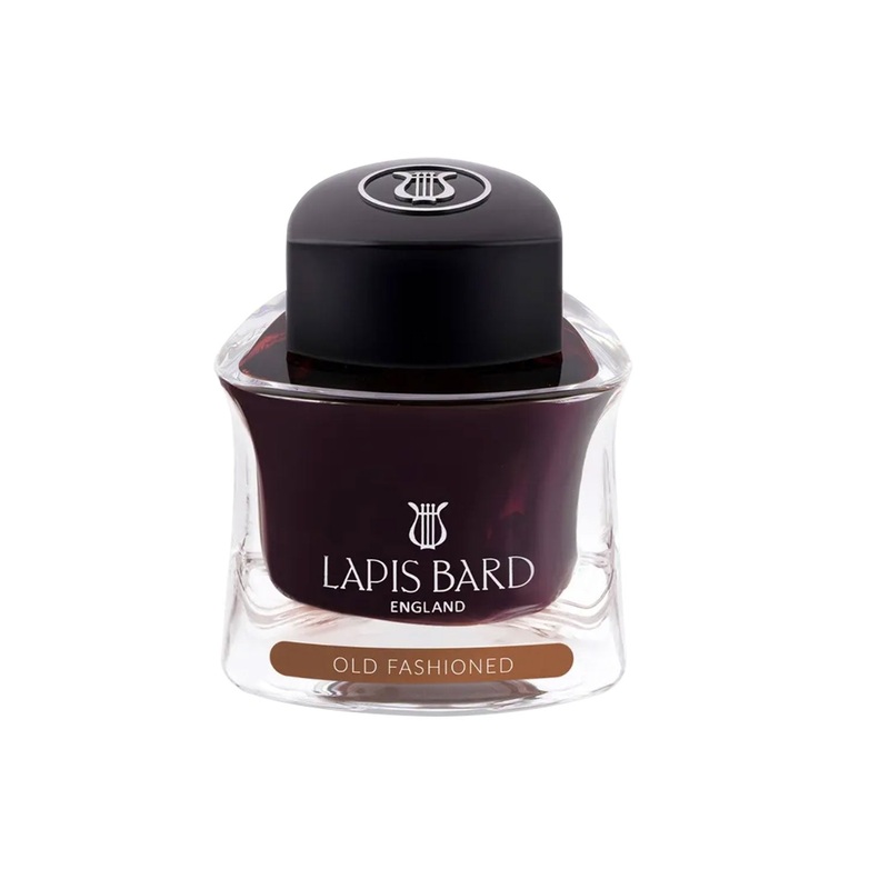 Lapis Bard Old Fashioned Ink Bottle, Brown – 50ml