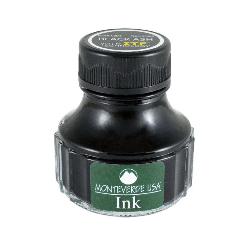 Monteverde Black Ash Ink Bottle – 90ml