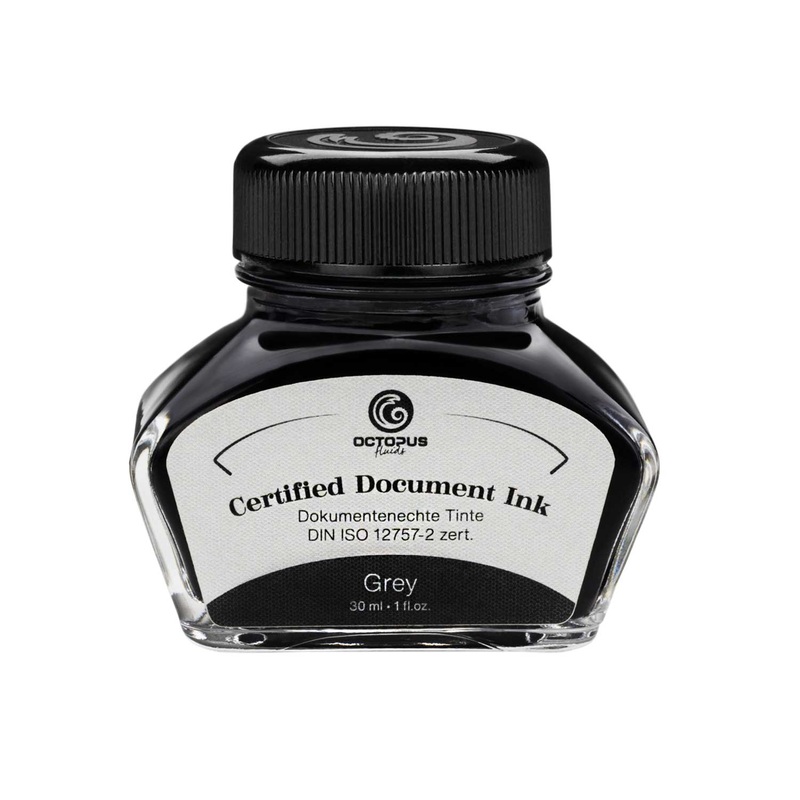 Octopus Certified Document Ink Bottle, Grey – 30ml