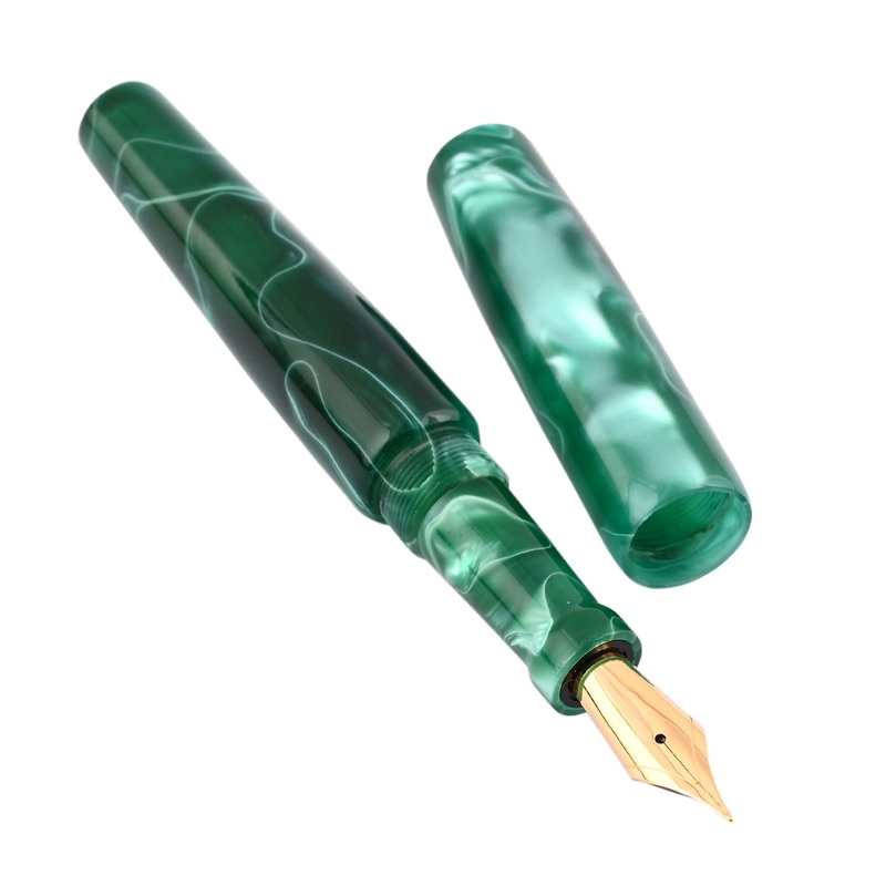 Ranga Abhimanyu Acrylic Fountain Pen – Malachite