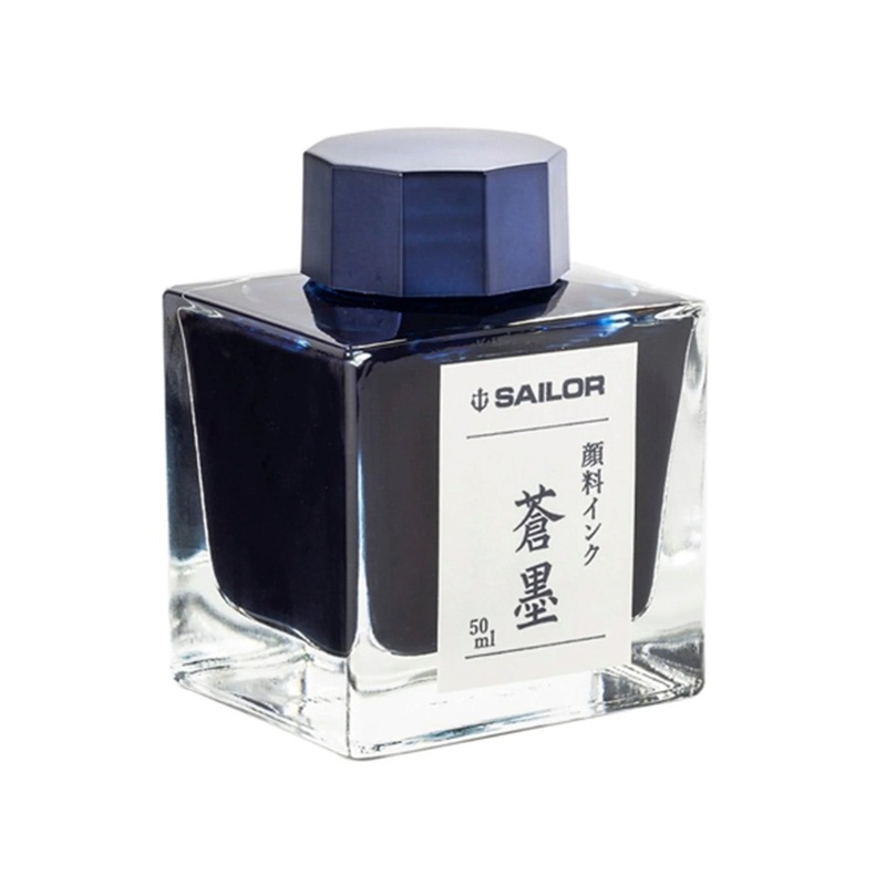 Sailor Pigment Souboku Ink Bottle, Blue – 50ml