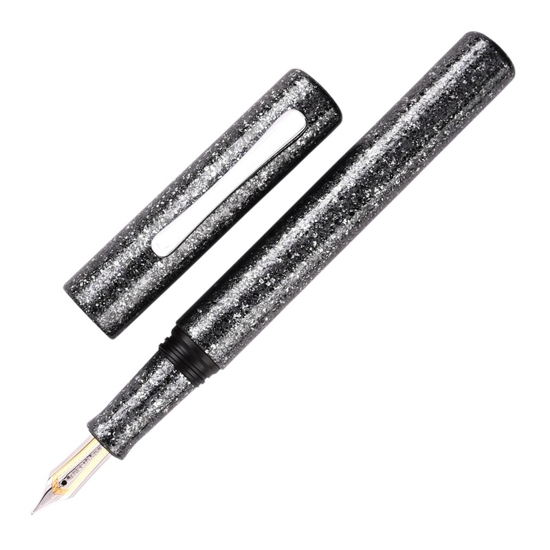 Taccia Granite Stone Fountain Pen – Black CT
