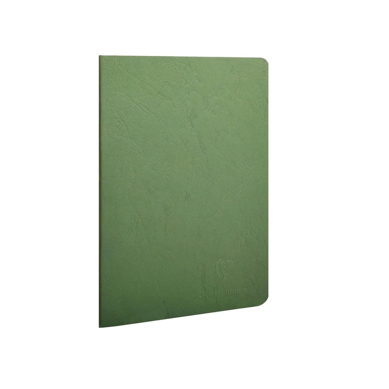 Clairefontaine Age Bag Essentials Green Staplebound Notebook – A5, Ruled