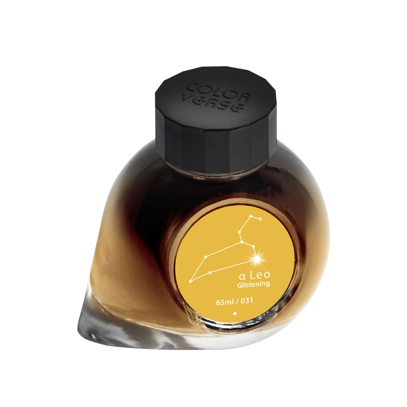 Colorverse Project Constellation II  Leo Ink Bottle, Glistening Yellow – 65ml