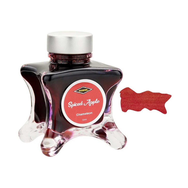 Diamine Inkvent Chameleon Ink Bottle, Spiced Apple- 50ml