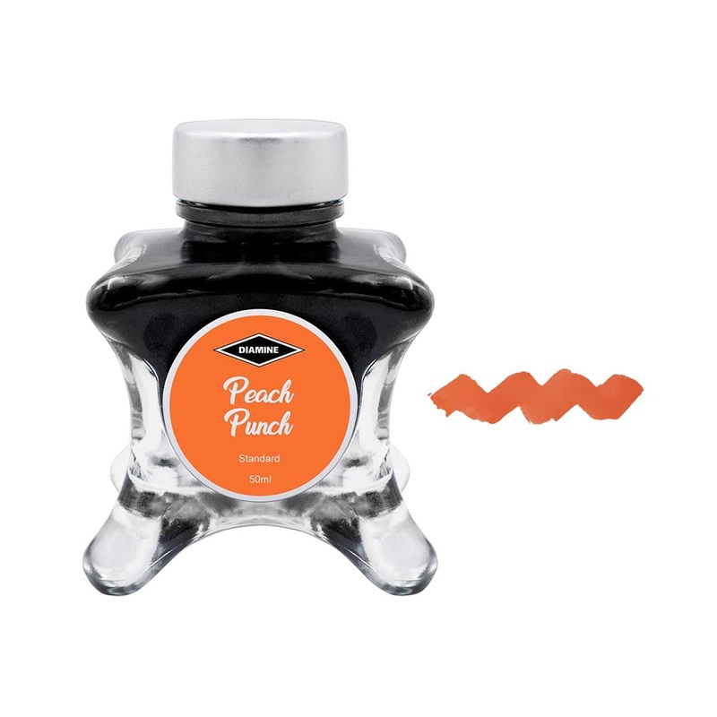 Diamine Inkvent Standard Ink Bottle, Peach Punch – 50ml