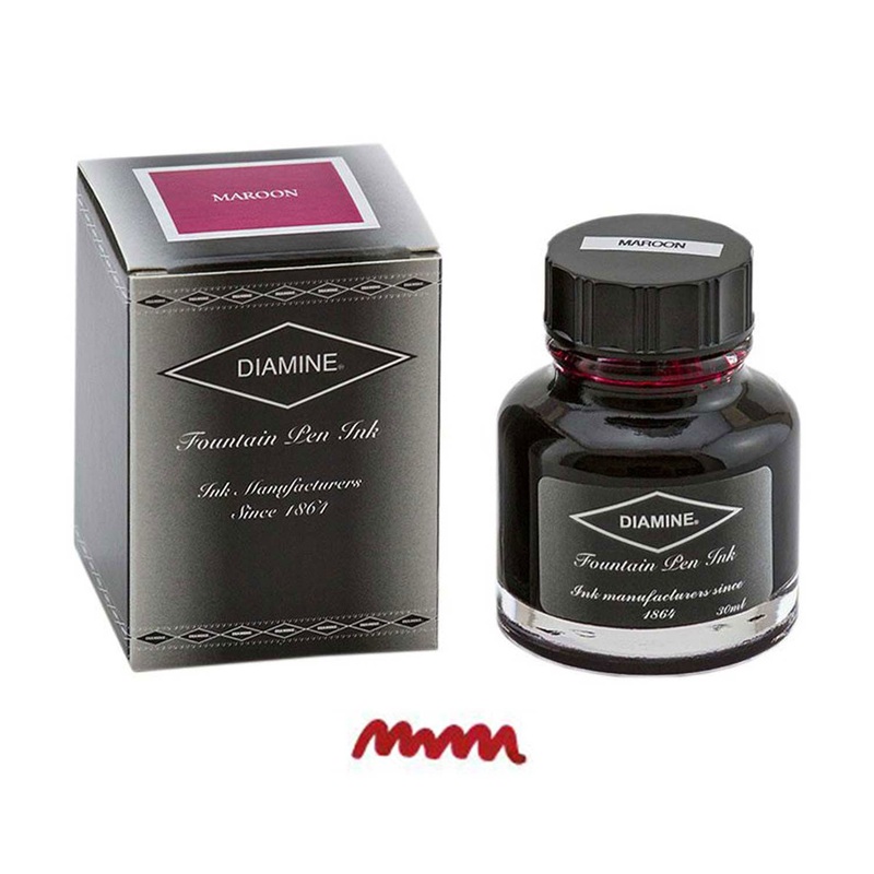 Diamine Maroon Ink Bottle – 30ml