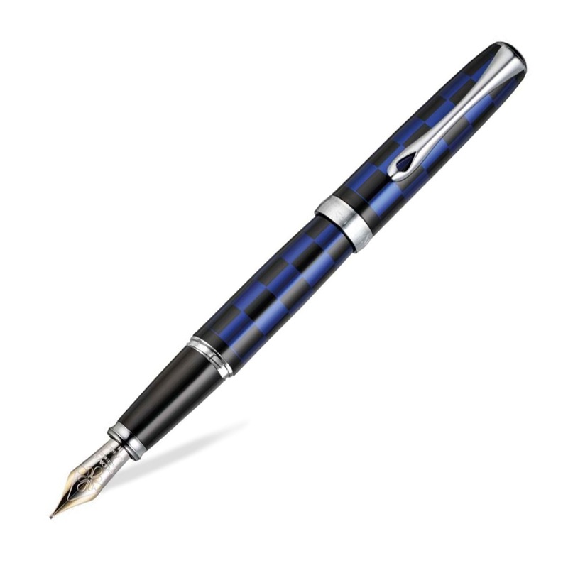 Diplomat Excellence A+ Fountain Pen, Blue – 14K Gold Nib