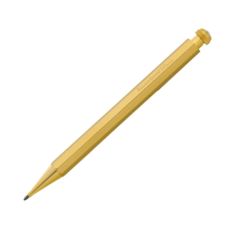 Kaweco Special 2mm Mechanical Pencil with Optional Clip – Brass