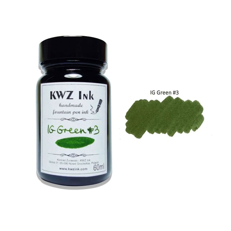 KWZ Iron Gall Green #3 Ink Bottle – 60ml