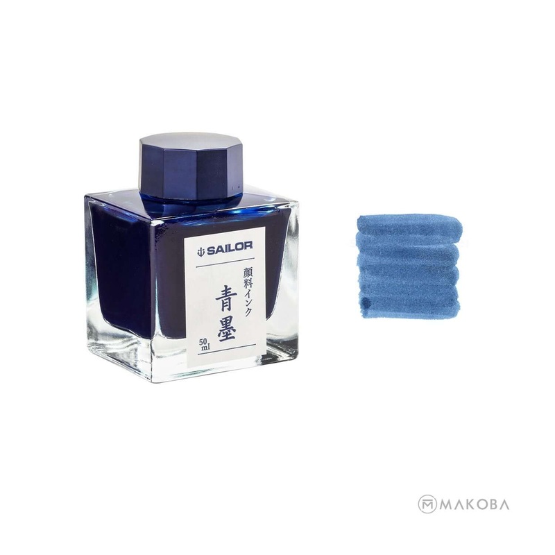 Sailor Pigment Based Ink Bottle, Seiboku (Blue) – 50ml