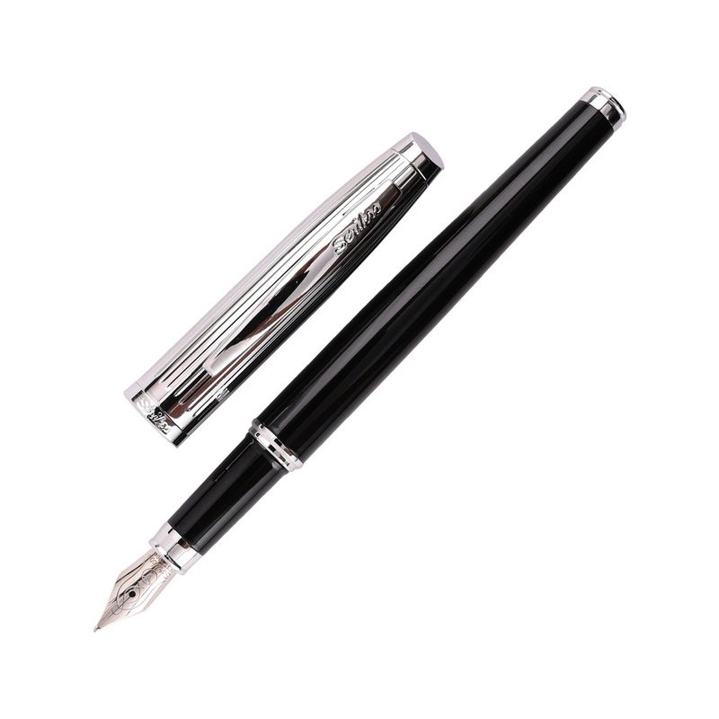 Scrikss Oscar 39 Fountain Pen – Black CT
