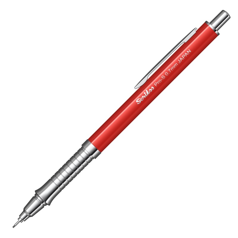 Scrikss Pro-S 0.7mm Mechanical Pencil – Red