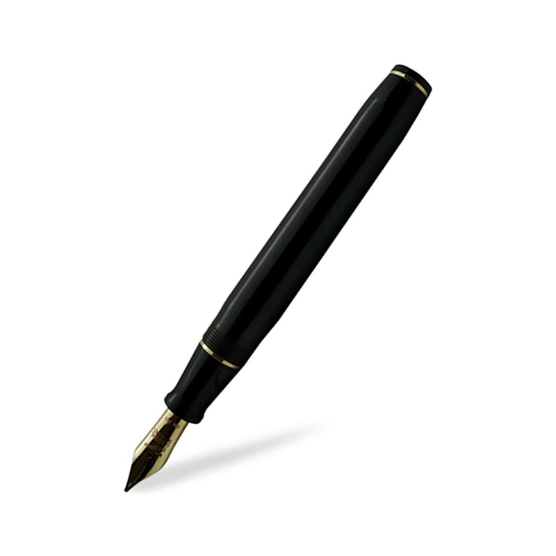 Wahl Eversharp Signature Classic Fountain Pen, Black / Gold Trim – 18K Gold Nib
