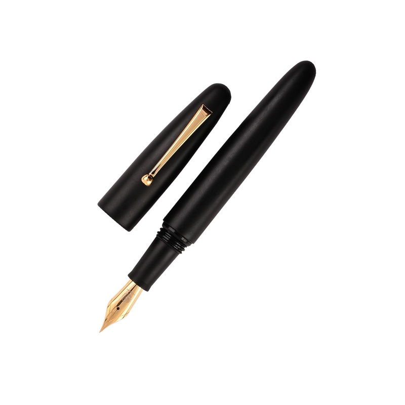 Wancher Dream True Ebonite Fountain Pen – Matte Black GT