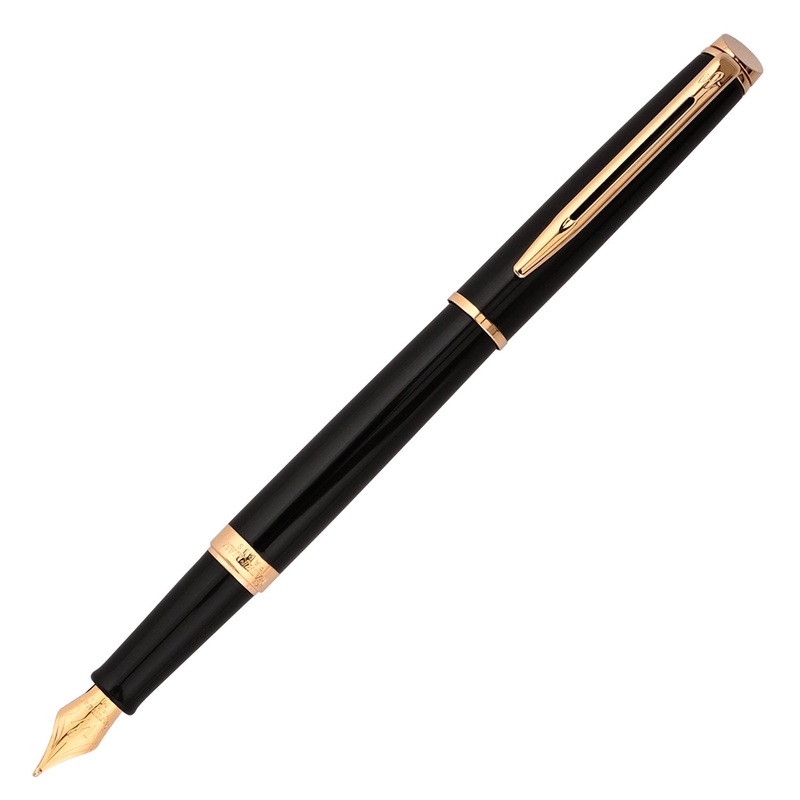 Waterman Hemisphere Fountain Pen – Mars Black GT