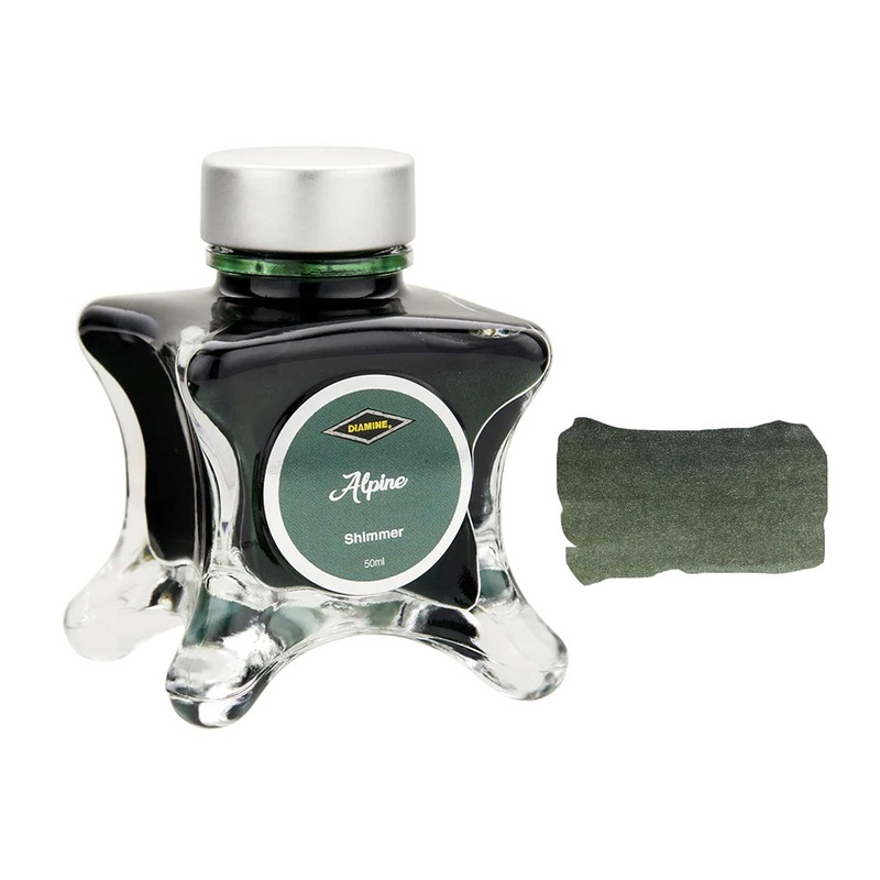 Diamine Inkvent Shimmer Ink Bottle, Alpine – 50ml