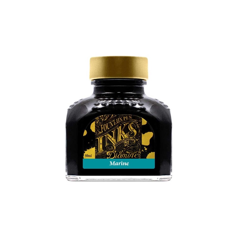 Diamine Marine Ink Bottle – 80ml