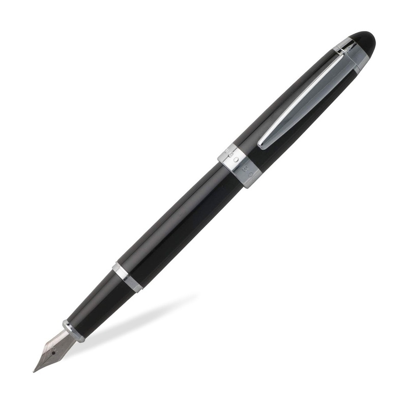 Hugo Boss Icon Fountain Pen, Black – Steel Nib