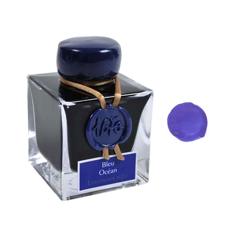J. Herbin 1670 Anniversary Ink Bottle, Bleu Ocean – 50ml