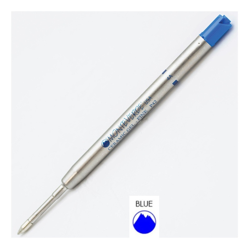 Monteverde Ceramic Gel Ball Pen Refill for Parker – Fine – Blue – Pack of 2