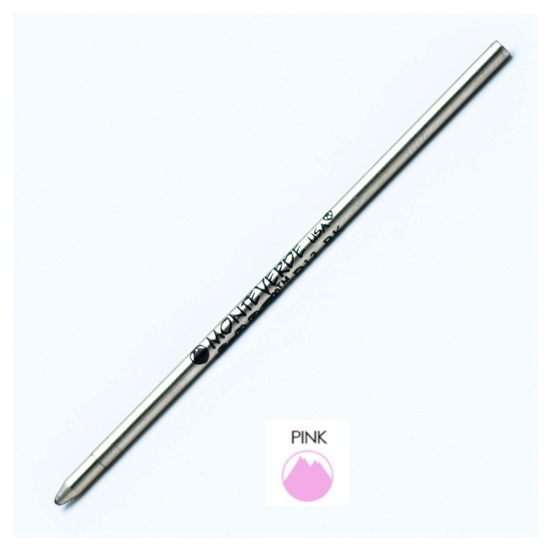Monteverde Mini Ball Pen Refill for Multi Pen – Medium – Pink – Pack of 4
