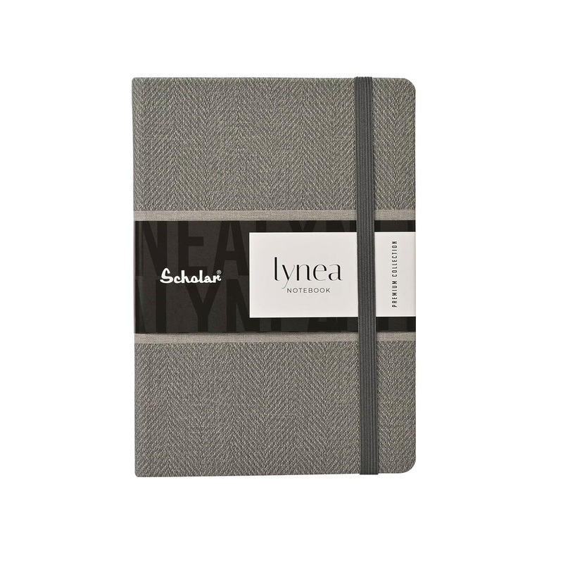 Scholar Lynea Grey Notebook – A5, Ruled