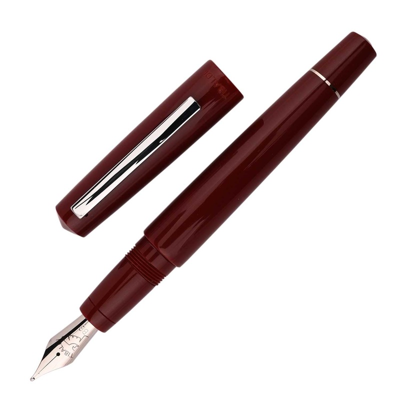 Tibaldi Infrangibile Fountain Pen – Deep Red CT