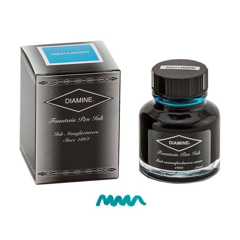 Diamine Aqua Lagoon Ink Bottle – 30ml