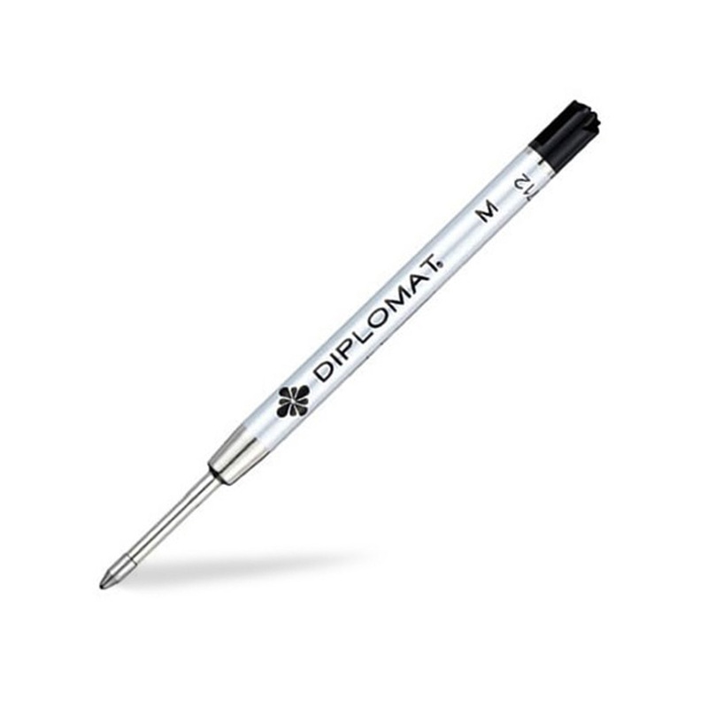 Diplomat Easyflow Ball Pen Medium Refill – Black