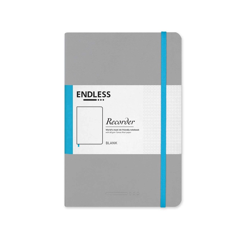 Endless Recorder Mountain Snow Regalia Notebook – A5, Plain
