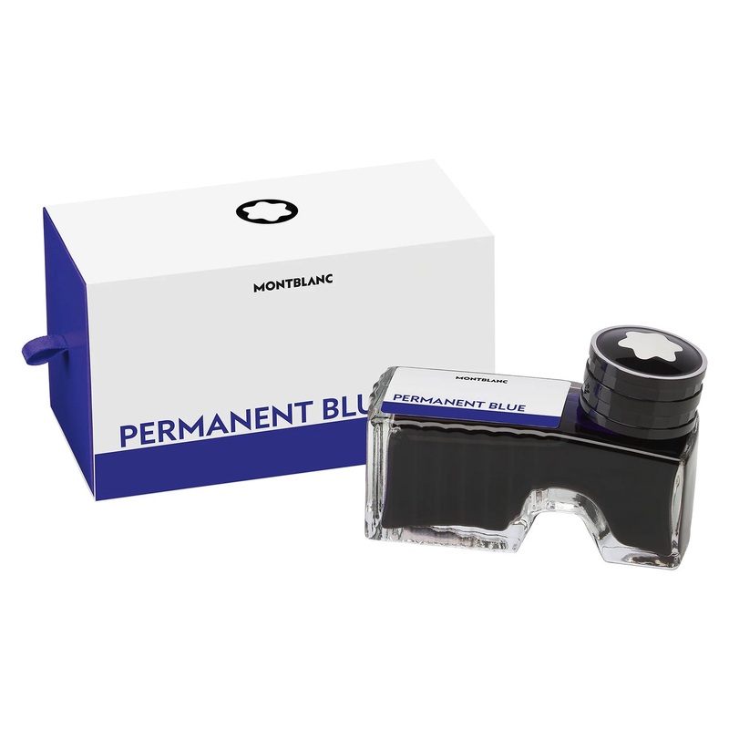 Montblanc Ink Bottle, Permanent Blue – 60ml