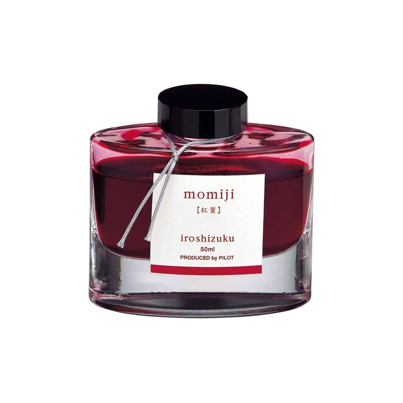 Pilot Iroshizuku Ink Bottle, MomIji (Red Pink) – 50ml
