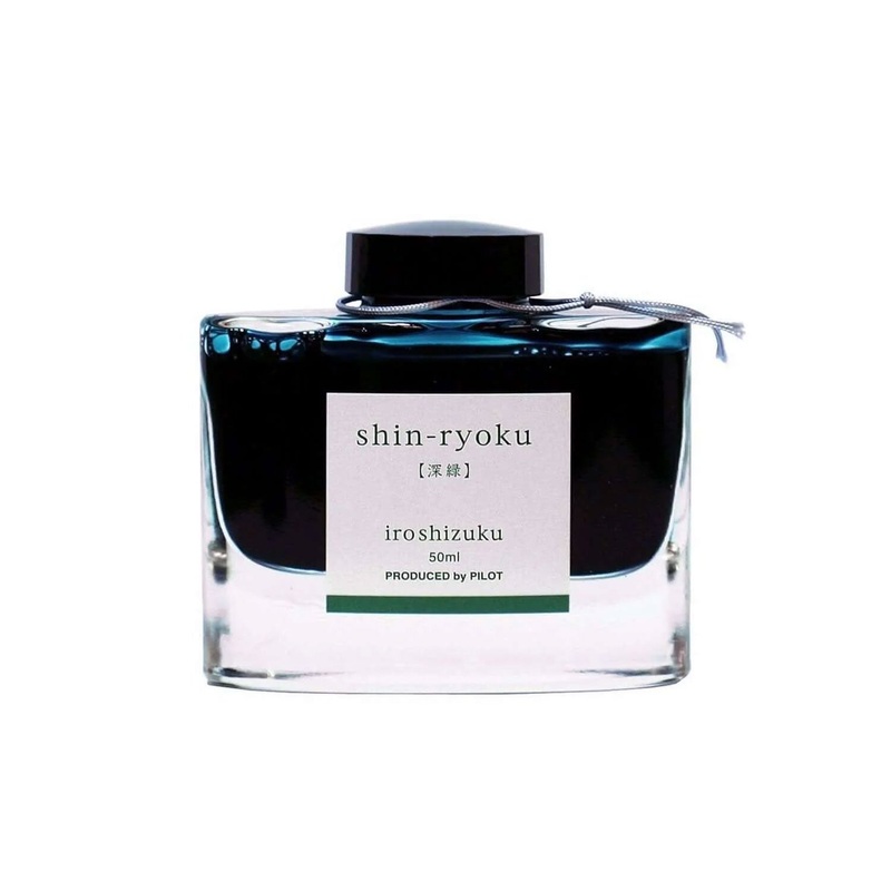 Pilot Iroshizuku Ink Bottle, Shin Ryoku (Forest Green) – 50ml