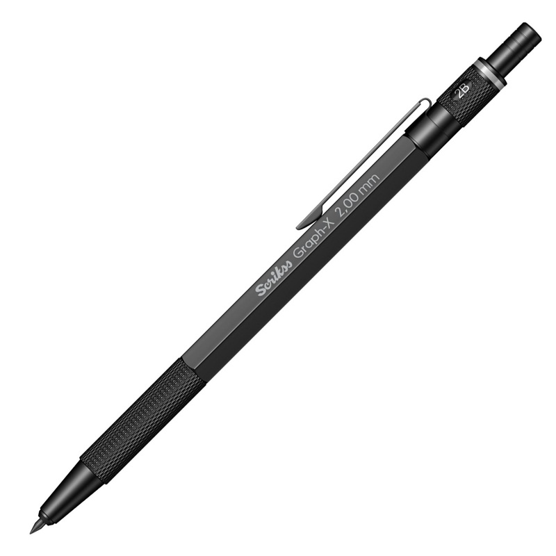Scrikss Graph-X 2mm Mechanical Pencil – Matte Black