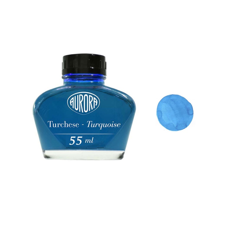 Aurora 100th Anniversary Ink Bottle, Turchese (Turquoise) – 55ml