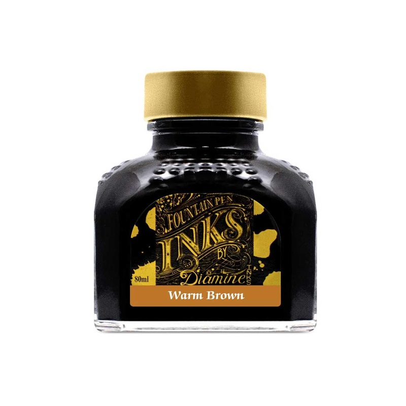 Diamine Warm Brown Ink Bottle – 80ml