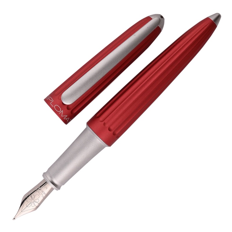 Diplomat Aero Fountain Pen – Red
