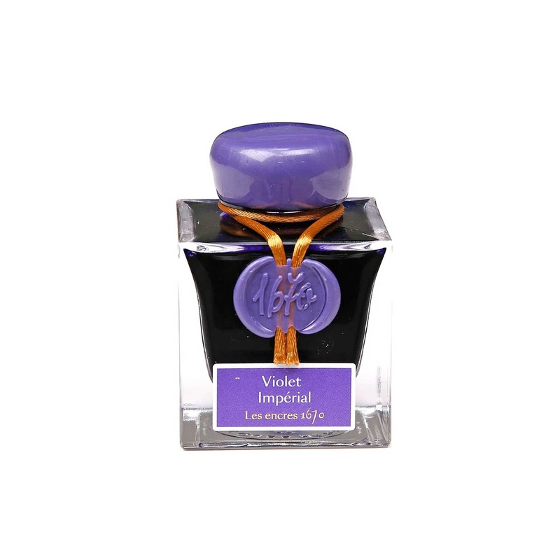 J. Herbin 1670 Anniversary Ink Bottle, Violet Imperial – 50ml