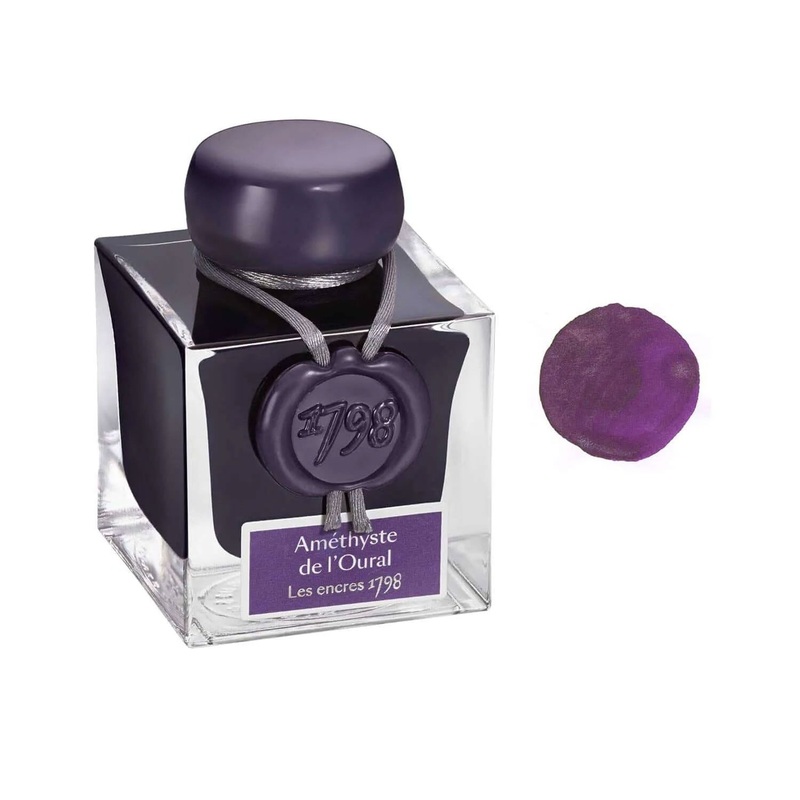 J. Herbin 1798 Anniversary Ink Bottle, Amethyste De L’Oural – 50ml