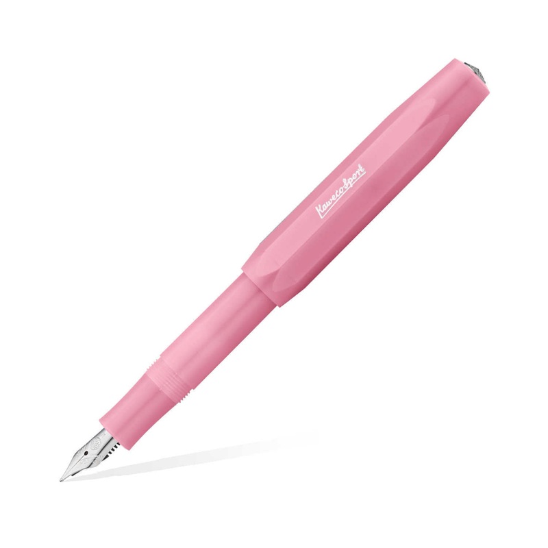 Kaweco Frosted Sport Fountain Pen with Optional Clip – Blush Pitaya
