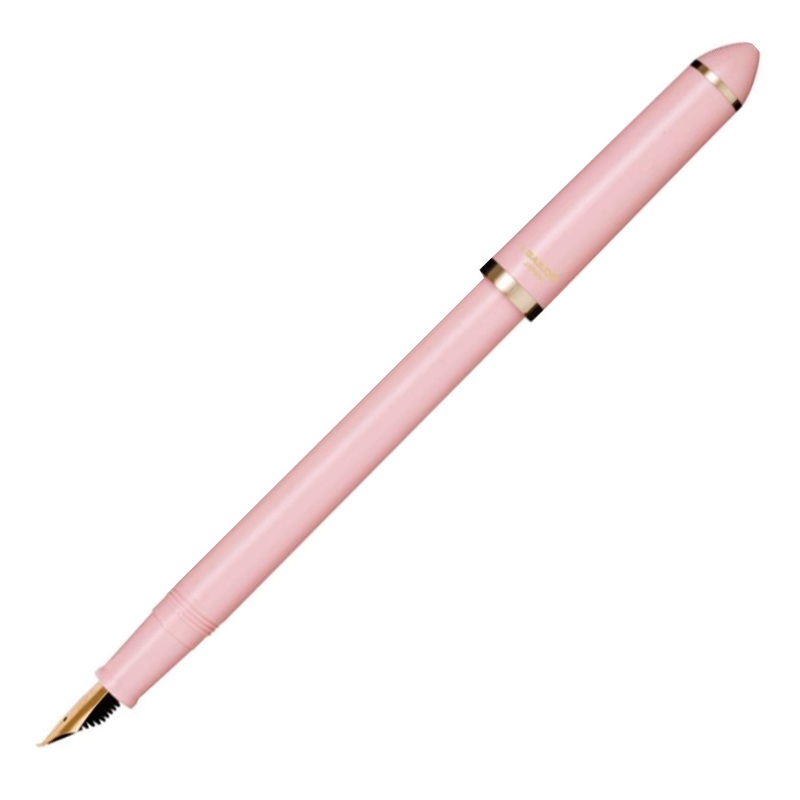 Sailor Fude De Mannen Fountain Pen – Pearl Pink GT