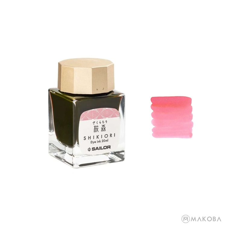 Sailor Shikiori Ink Bottle, Sakuramori (Pink) – 20ml