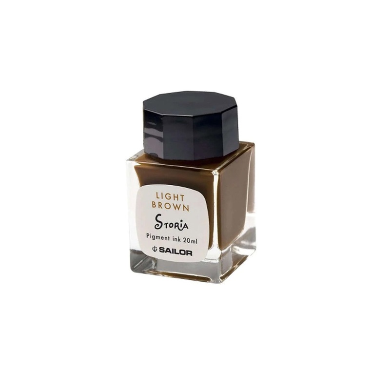Sailor Storia Pigment Ink Bottle, Lion Brown – 20ml